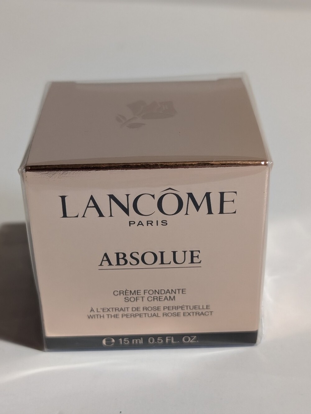 Lancome Absolue Soft Cream with Perpetual Rose Extract 15ml/0.5 Oz New Sealed